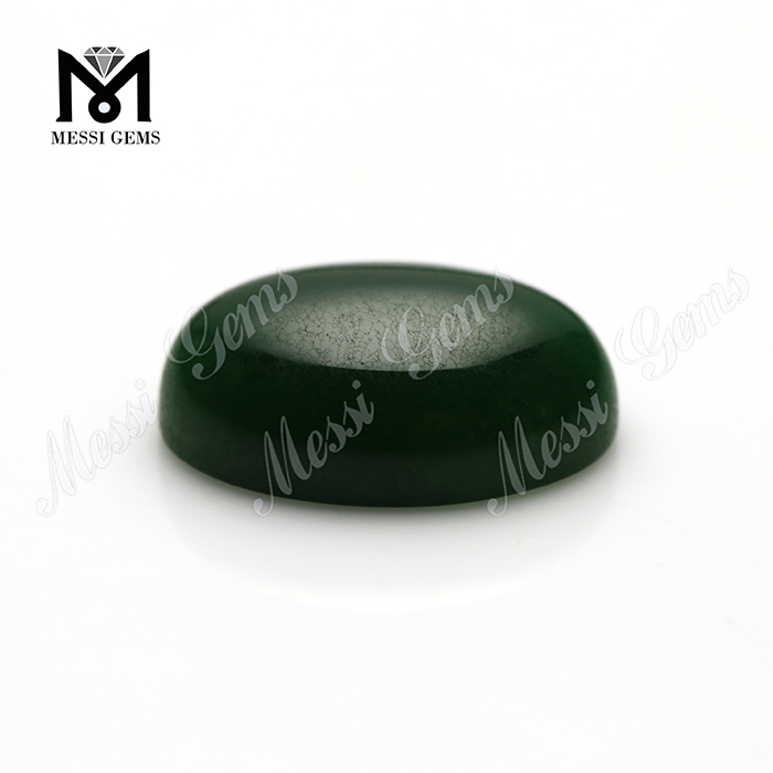 gemas de jade natural cabochão de jade verde oval