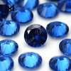Pedra de safira sintética azul claro safira redonda brilhante nº 119 da China