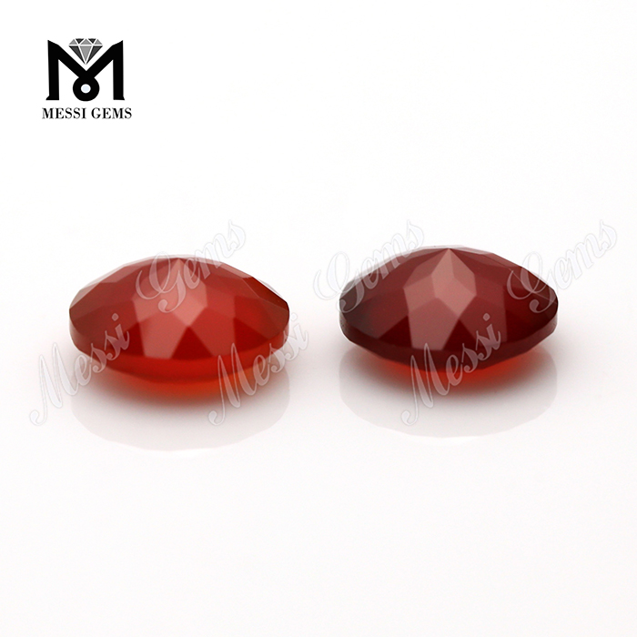 pedra de contas de ágata vermelha de 8,0 mm