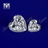 Top Machine Cut Clear White moissanite diamante Stone Heart Moissanites Soltas