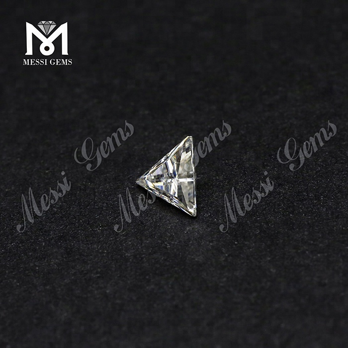 Estoque de fábrica moissanites diamante 3x3 forma triangular moissanites para anel