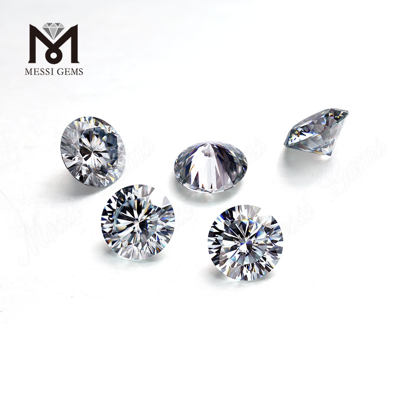 4ct moissanite diamante preço solto China DEF redondo corte brilhante moissanite super branco