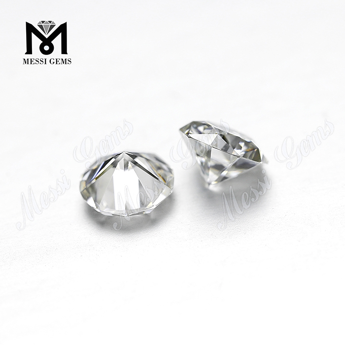 Diamante Moissanite Sintético Pedra Redondo Corte Facetado