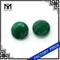 Pedra de ágata natural verde chinesa de corte redondo de 8mm