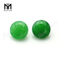 Grânulos de ágata verde esmeralda formato redondo pedra preciosa natural