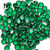 Laboratório sintético de gemas soltas de 9,0 mm criado nano verde
