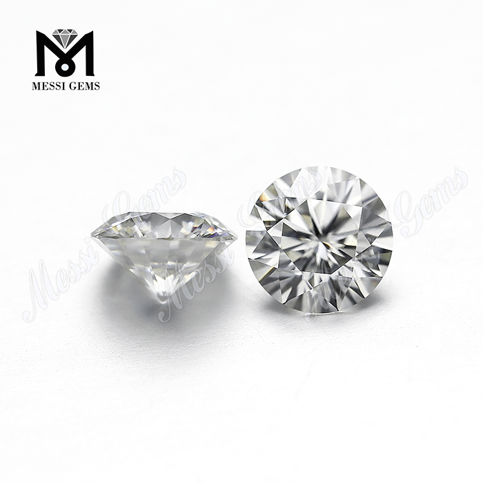Diamante moissanita de 1 quilate Forma redonda 6,5 ​​mm 