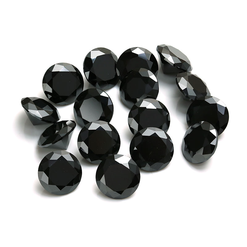 Preço aproximado de moissanita chinesa solto por quilate de diamante preto moissanita