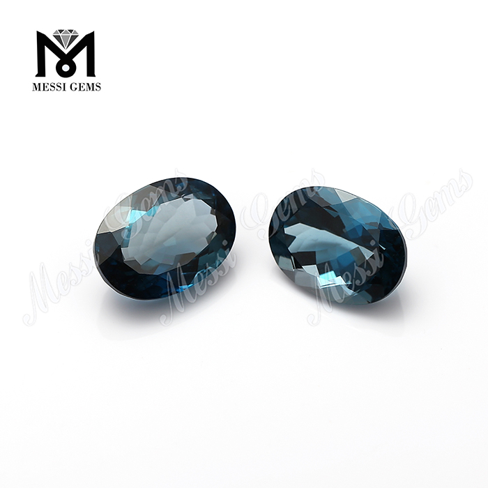 Pedras ásperas de topázio cortado oval natural preço por quilate topázio azul londres