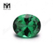 Pedra Nanosital de cor verde oval 10*12mm