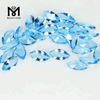 Marquise azul claro facetada 3 x 6mm vidro pedras soltas