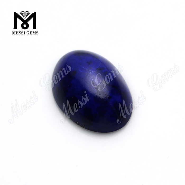 Costas ovais naturais 13x18mm lapis lazuli pedra cabochão