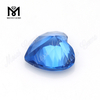 10x10mm coração lapidado 119 # pedra preciosa espinélio sintético azul