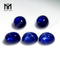 7x9mm forma oval safira pedra preciosa estrela azul safira para anel