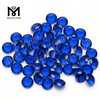 Corte brilhante redondo 10mm azul nano pedra sintética nano pedra preciosa
