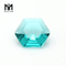 Preço de fábrica 10*10 gemas soltas de vidro sintético em forma de hexágono