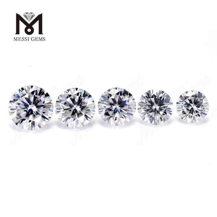 Preço de fábrica 1-3mm EF Diamante de moissanita branca Pedra de moissanita solta