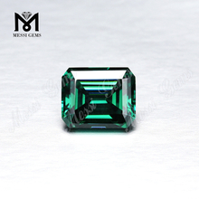 Diamante moissanita verde Preço de fábrica Gemas soltas Octógono Corte esmeralda