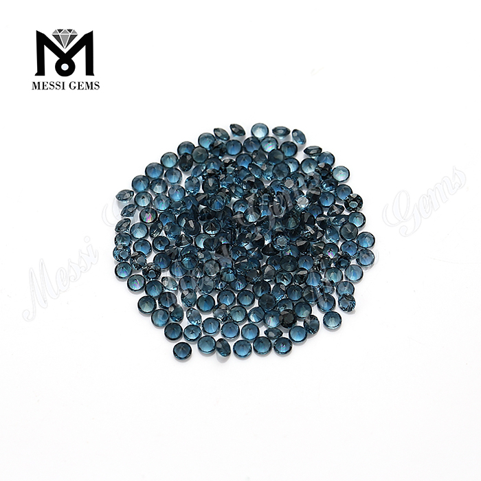 Atacado gemas de topázio azul londres pedras semipreciosas preço por quilate