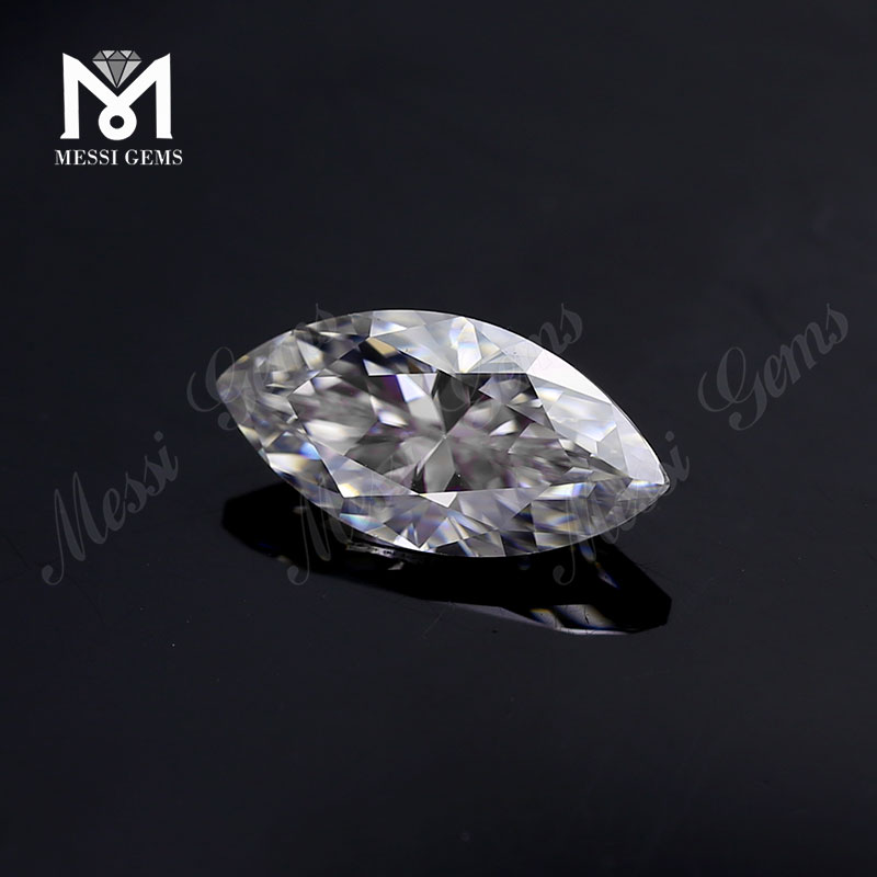 Diamante em forma de marquise brilhante solto de fábrica def moissanites