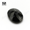 preço de diamante de moissanite solto de cor preta sintético de corte oval