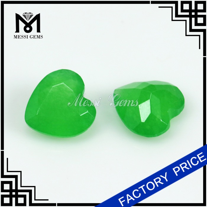Jade malaio natural 6x6mm pedra de jade verde cortada à máquina