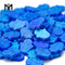 Azul 11 ​​x 13 x 2,5 mm Criado em laboratório Opala Sintética Pedra Hamsa