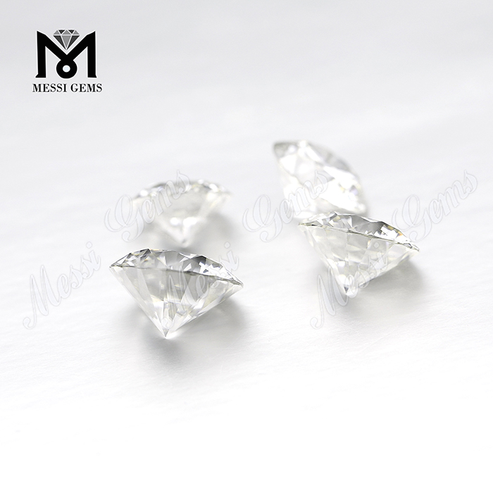 Atacado diamante moissanite solto redondo corte brilhante moissanite solitário para anel