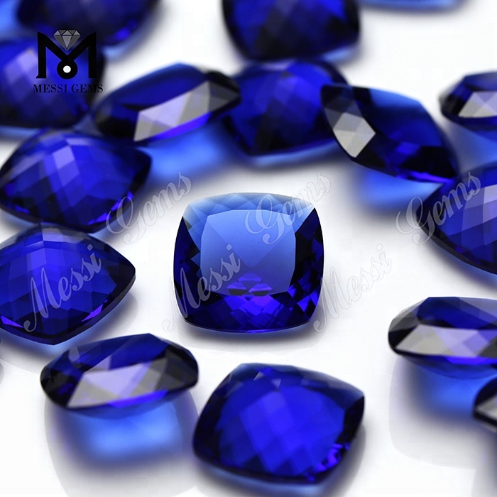 Preço de fábrica preço de vidro de safira azul por atacado