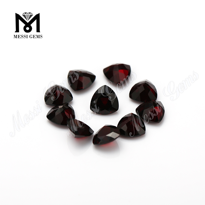 Preço de gemas de granada natural de cor escura chinesa