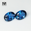 Pedras espinélio sintético oval 10 x 14 mm 120# azuis
