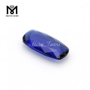 almofada azul china contas de pedra de vidro soltas cortadas