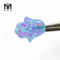 Pedras preciosas sintéticas soltas 11 x 13 x 2,5 mm criadas em laboratório opala azul Hamsa