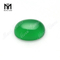 Atacado forma oval 12*16mm verde ônix ágata natural para joias