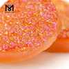 Pedras preciosas de ágata de cor laranja comprador de gemas druzy nos EUA