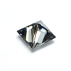 Preço de atacado DEF Diamante de moissanita sintético de corte quadrado brilhante solto colorido cinza preço por quilate