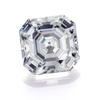 Jogo de cores ou fogo Pedra preciosa solta VVS White Asscher lapidação diamante moissanite