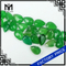 Pedra de ágata verde esmeralda natural bruta de corte de fábrica