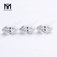 Atacado preço de diamante moissanite brilhante corte marquise moissanites para anel