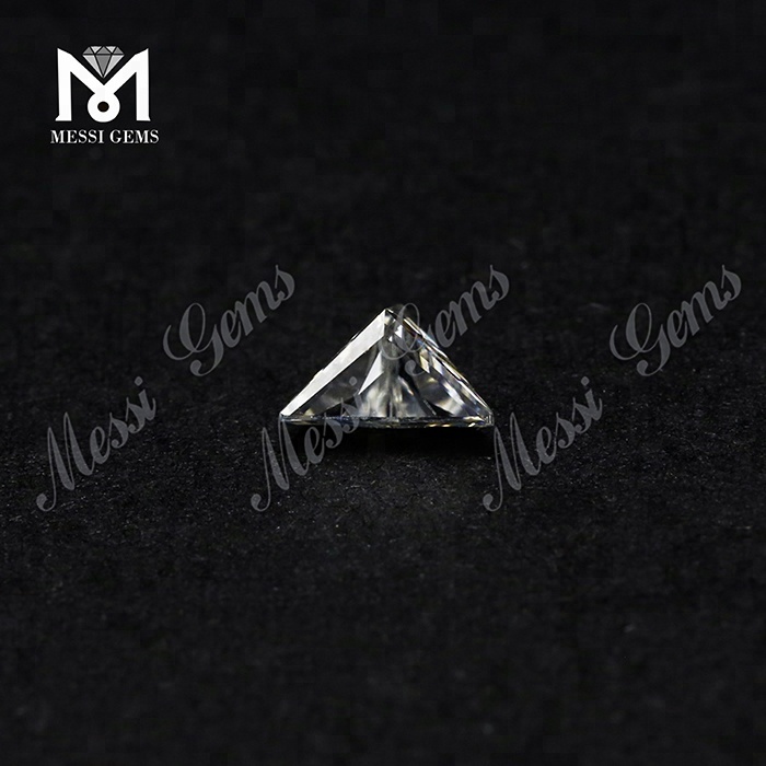 Estoque de fábrica moissanites diamante 3x3 forma triangular moissanites para anel