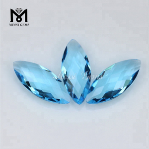 Pedras de vidro de gemas marquise de alta qualidade para joias