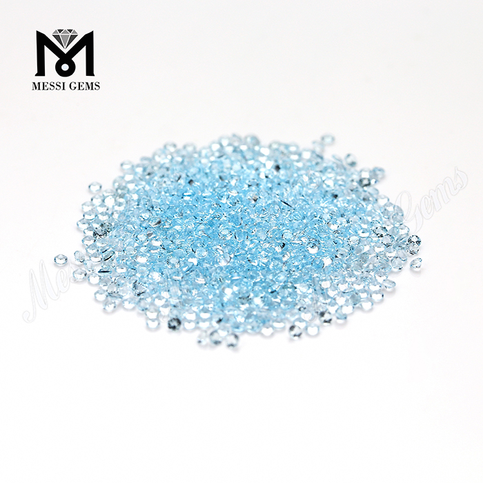 1 quilate azul céu topázio preço de pedras semipreciosas e para fabricação de joias de prata