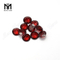 Pedras preciosas vermelhas moçambicanas de corte redondo para pingente