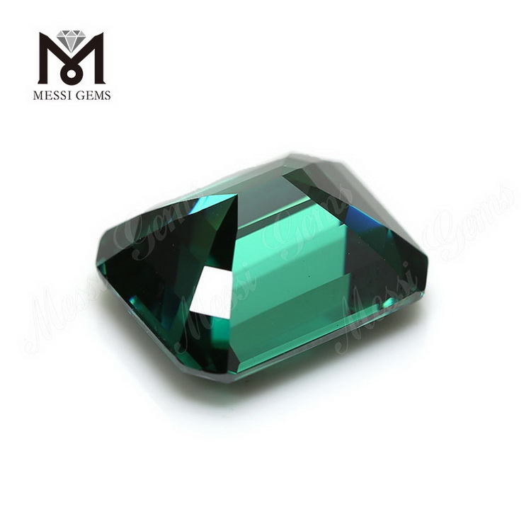 Corte de esmeralda Diamante de moissanita verde criado em laboratório Gemas soltas Octógono
