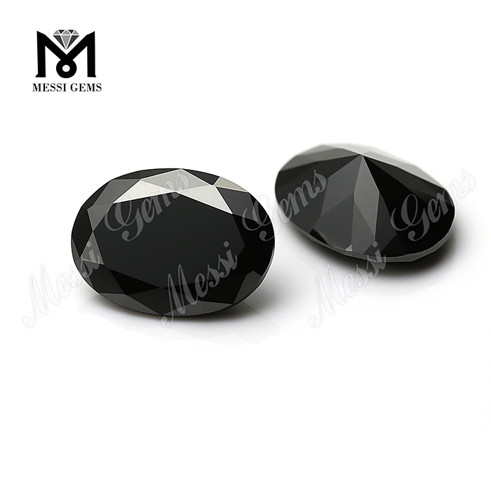 Venda imperdível semi pedra preciosa forma oval 8x10mm pedra ágata preta