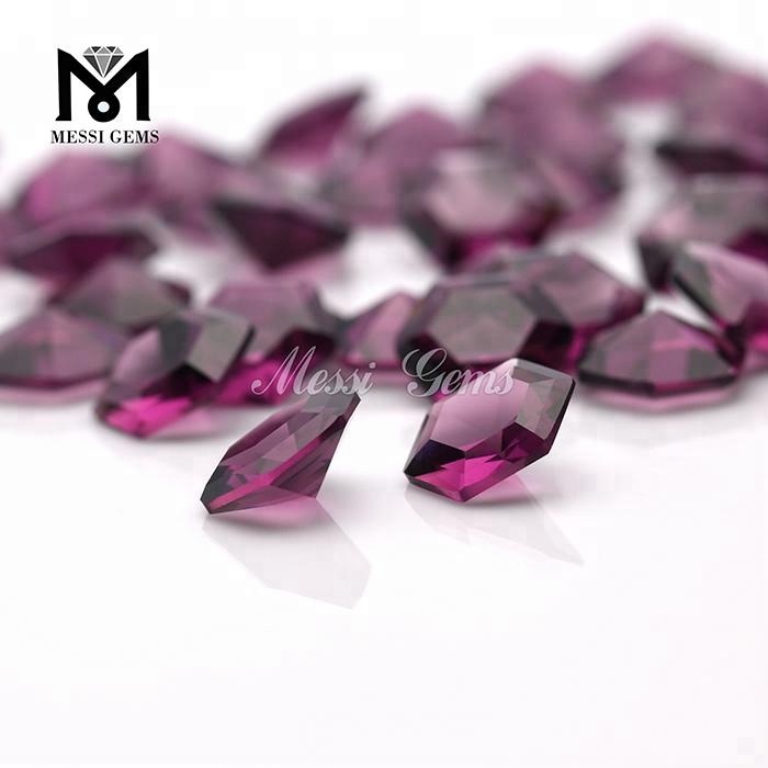 Produtos de alta qualidade gemas de vidro em forma de hexágono