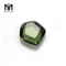 atacado 9x10mm forma hexagonal pedra de vidro verde preço de vidro sintético