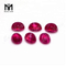 Pedras preciosas de rubi estrela ovais baratas criadas pelo laboratório de cabochão