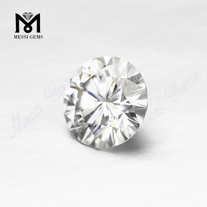 Diamante de moissanita brilhante Moissanite de corte redondo 9,0 mm DEF Cor
