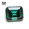 Preço solto Octagon Emerald cut Green Lab criado Moissanite